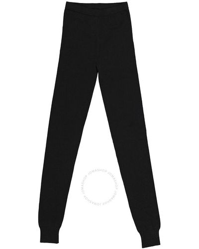 MM6 by Maison Martin Margiela Mm6 High-waisted Knit leggings - Black
