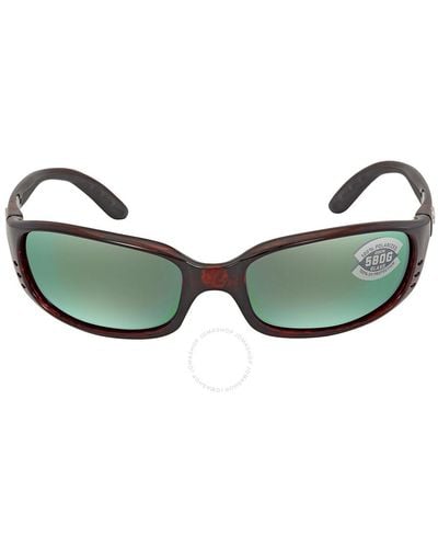 Costa Del Mar Brine Green Mirror Polarized Glass Sunglasses Br 10 Ogmglp 59