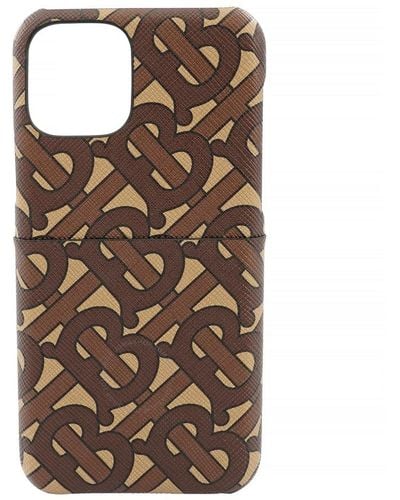 Burberry Monogram Rufus Iphone 11 Pro Case - Brown
