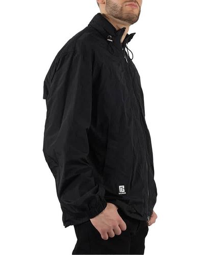 Balmain Lightweight Zipped Track Jacket - Black