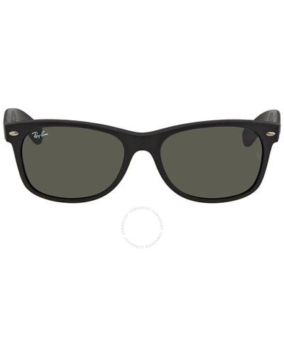 Ray-Ban New Wayfarer Color Mix Classic G-15 Sunglasses Rb2132 646231 55 - Gray