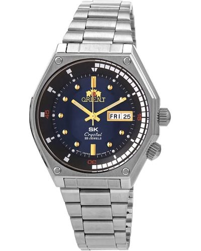 Orient Sk Automatic Blue Dial Watch -aa0b03l19b - Metallic
