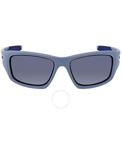 Oakley Valve Polarized Wrap Sunglasses Oo9236 923605 60 - Blue