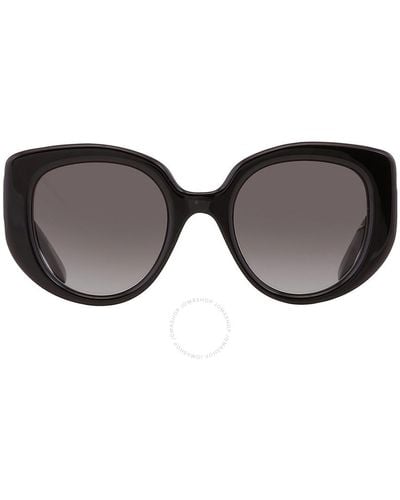 Loewe Gray Gradient Butterfly Sunglasses Lw40100i 01b 49 - Brown