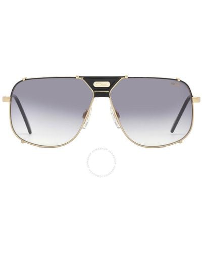 Cazal Grey Gradient Navigator Sunglasses 994 001 63
