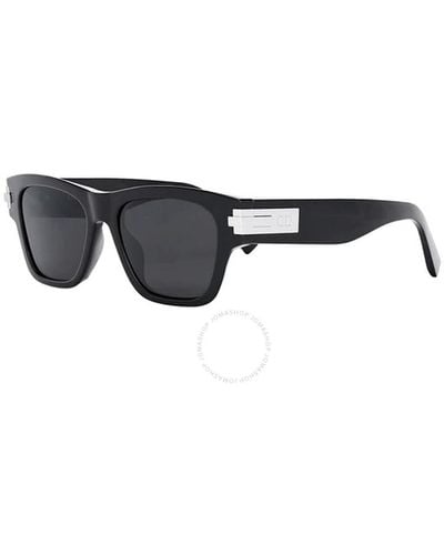Dior Grey Square Sunglasses Blacksuit Xl S2u Dm40075u 01a 52