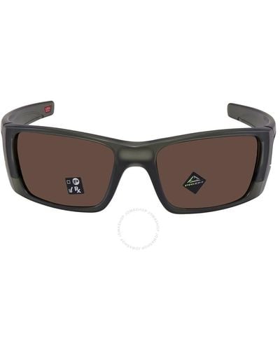 Oakley Fuel Cell Prizm Tungsten Rectangular Sunglasses Oo9096 9096j7 60 - Brown