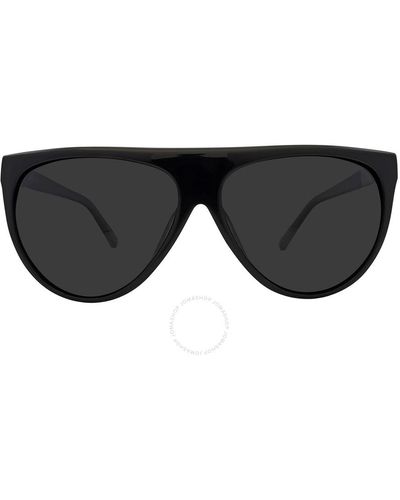 3.1 Phillip Lim X Linda Farrow Browline Sunglasses - Black