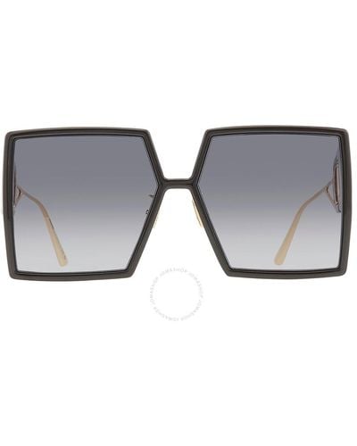 Dior Gradient Gray Square Sunglasses