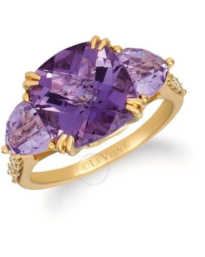 Le Vian Grape Amethyst Collection Rings Set - Purple