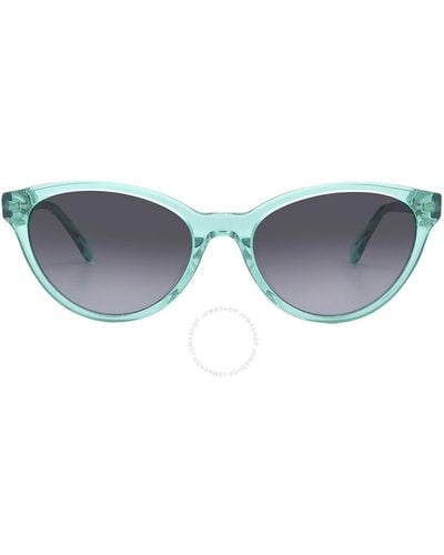 Kate Spade Grey Shaded Cat Eye Sunglasses Adeline/g/s 0zi9/9o 55