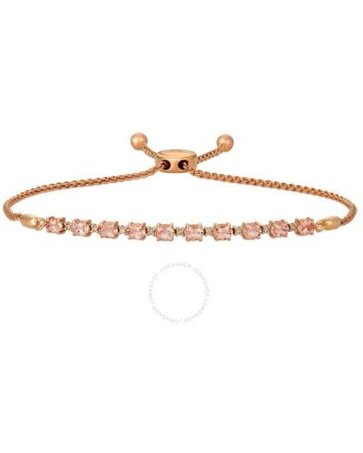 Le Vian Peach Morganite Bracelets Set - Metallic
