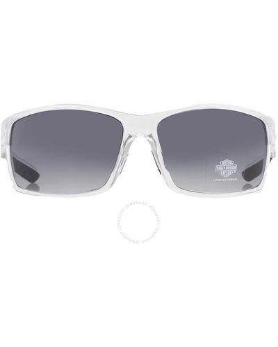 Harley Davidson Smoke Gradient Wrap Sunglasses Hd0677s 26b 64 - Gray