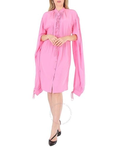 Burberry Bubblegum Joyce Silk Dress - Pink