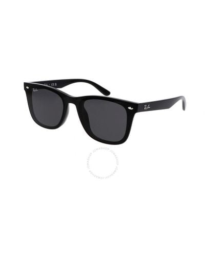 Ray-Ban Dark Grey Square Sunglasses Rb4420 601/87 65 - Black