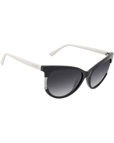 Guess Gradient Smoke Cat Eye Sunglasses - Black