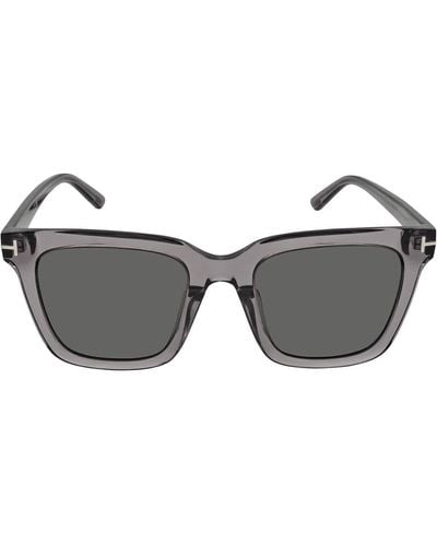 Tom Ford Smoke Square Sunglasses - Grey