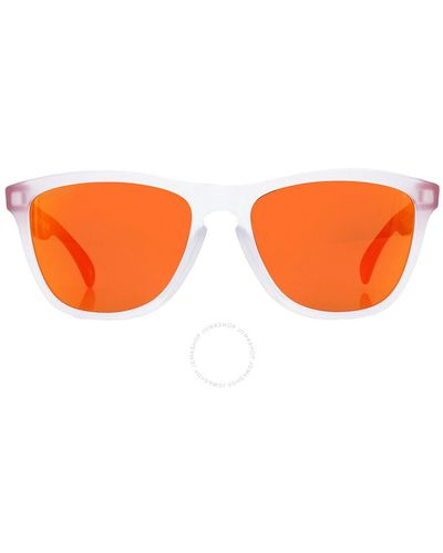 Orange frame top oakley sunglasses