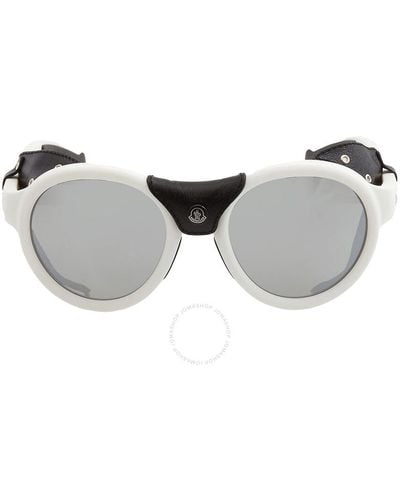 Moncler Round Sunglasses Ml0046 21c 52 - Gray