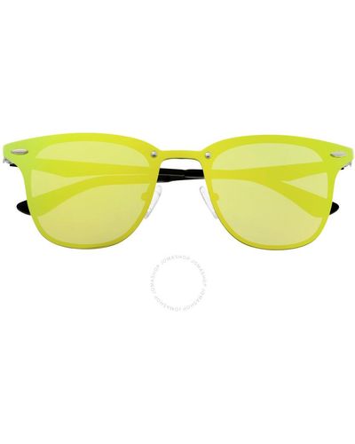 Sixty One Infinity Yellow-green Wf Sunglasses