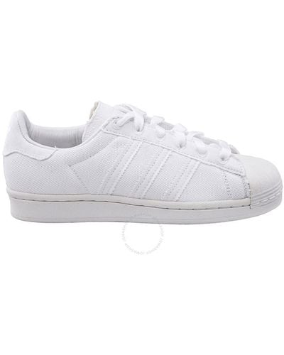 adidas Superstar Low Top Trainers - White
