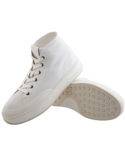 Tod's Knit High-top Sneakers - Gray