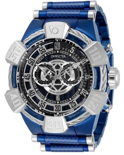 INVICTA WATCH Jason Taylor Chronograph Quartz Watch - Blue