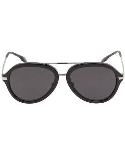 Burberry Be4377 58mm Sunglasses - Metallic