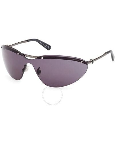 Moncler Smoke Shield Sunglasses Ml0255 08a 00 - Purple