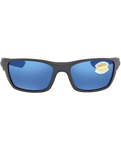 Costa Del Mar Whitetip Blue Mirror Polarized Polycarbonate Sunglasses Wtp 98 Obmp 58