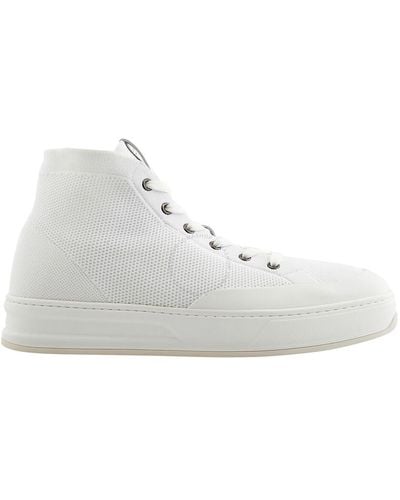 Tod's Knit High-top Sneakers - White