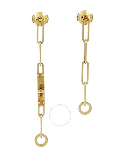 Hermès Kelly Chaine Earrings - Metallic