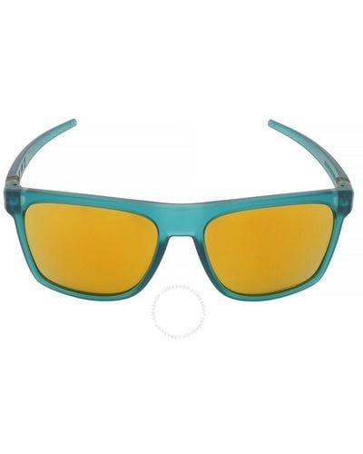 Oakley Leffingwell Prizm 24k Polarized Square Sunglasses  910006 57 - Blue