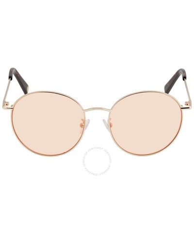Balmain Pink Round Sunglasses