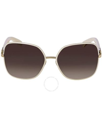 Ferragamo Square Sunglasses Sf150s 721 - Brown
