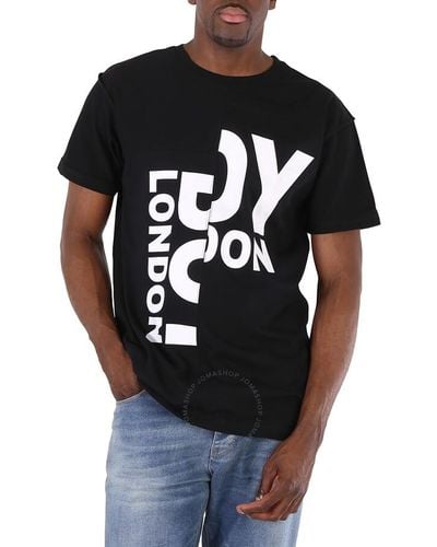 BOY London Cotton Upcycled T-shirt - Black