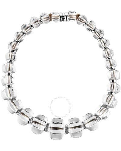 Baccarat Sherazade Crystal & Diamond Necklace - Metallic