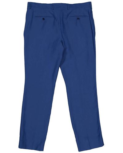 Burberry Tailored Chino Trousers - Blue