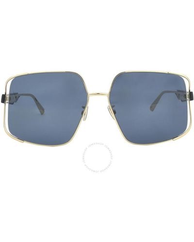 Dior Blue Irregular Sunglasses Cd40037u 10v 61