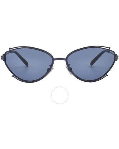 Tory Burch Dark Blue Oval Sunglasses Ty6103 335080 55