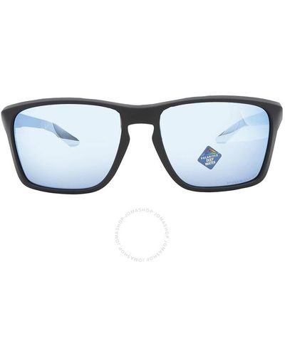 Oakley Sylas Prizm Deep Water Polarized Rectangular Sunglasses Oo9448 944827 60 - Blue