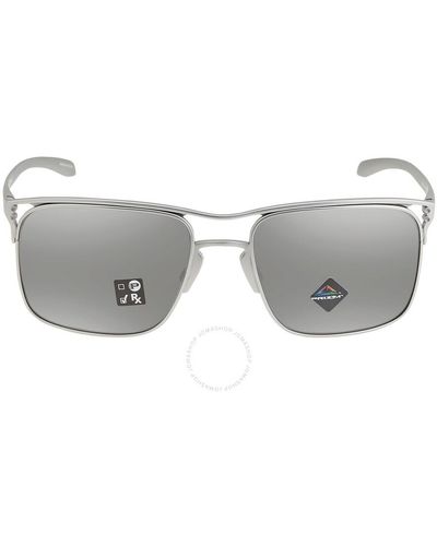 Oakley Holbrook Ti Prizm Titanium Sunglasses Oo6048 604801 57 - Gray