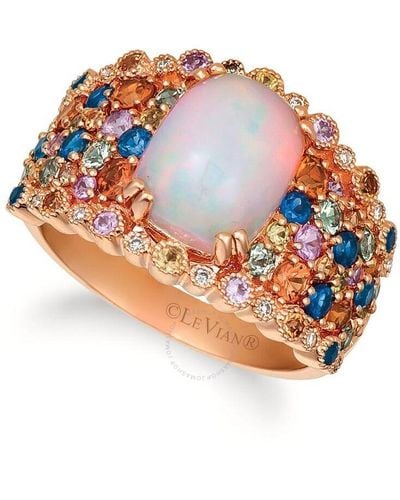 Le Vian Neopolitan Opal Collection Rings Set - Multicolour