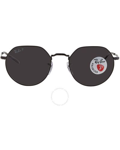 Ray-Ban Jack Geometric Sunglasses Rb3565 002/48 51 - Black