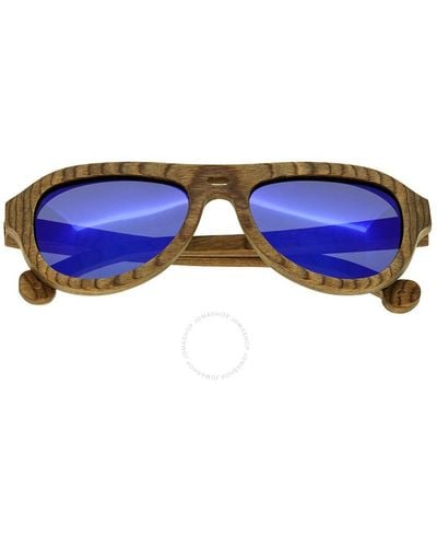 Spectrum Marzo Wood Sunglasses - Blue