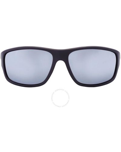 Polaroid Polarized Grey Wrap Sunglasses Pld 7010/s 0oit/ex 64 - Black