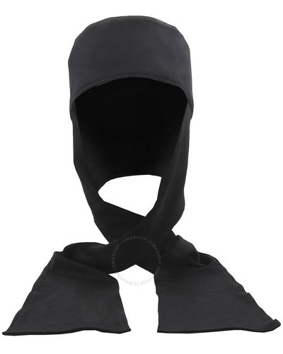 Burberry exaggerated Panel Trapper Hat - Black