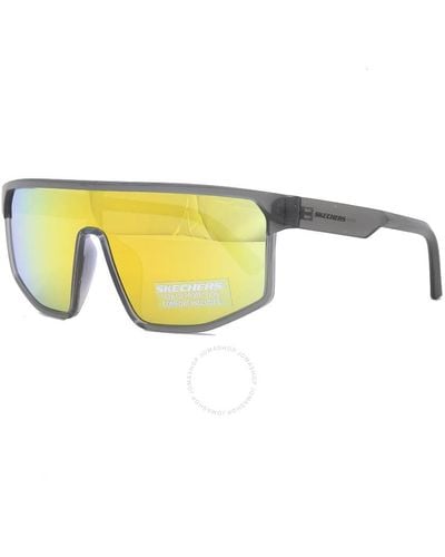 Skechers Brown Mirror Sunglasses Se6249 20g 00 - Yellow