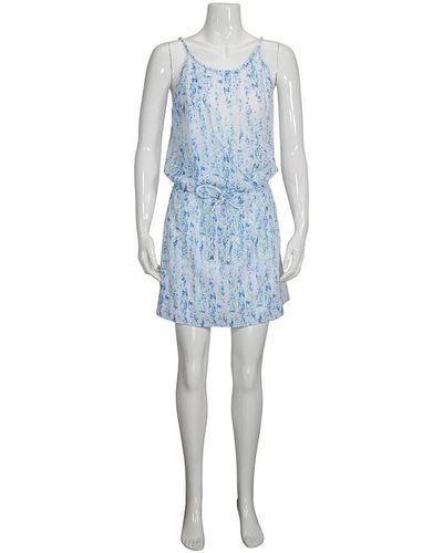 Heidi Klein Drop Waist Mini Dress - Blue