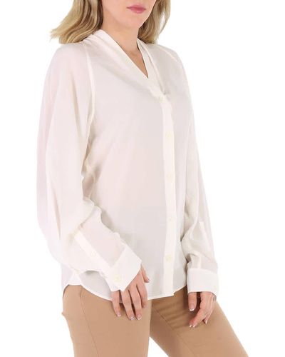 Burberry Fion Long-sleeve Shirt - Pink